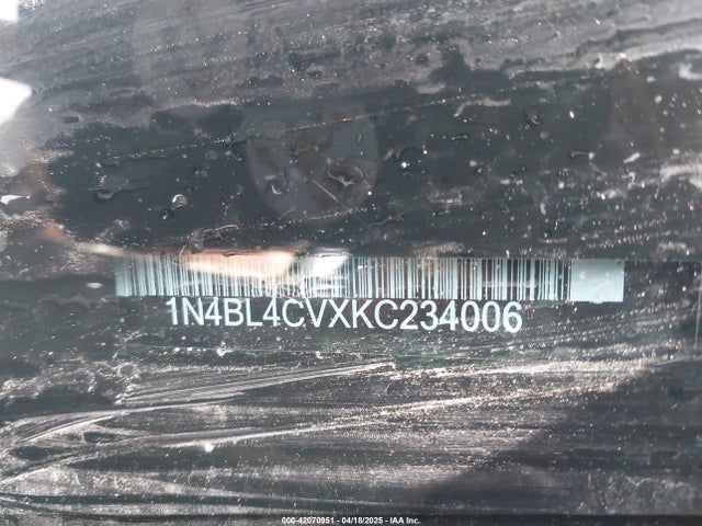 1N4BL4CVXKC234006 Nissan 2019