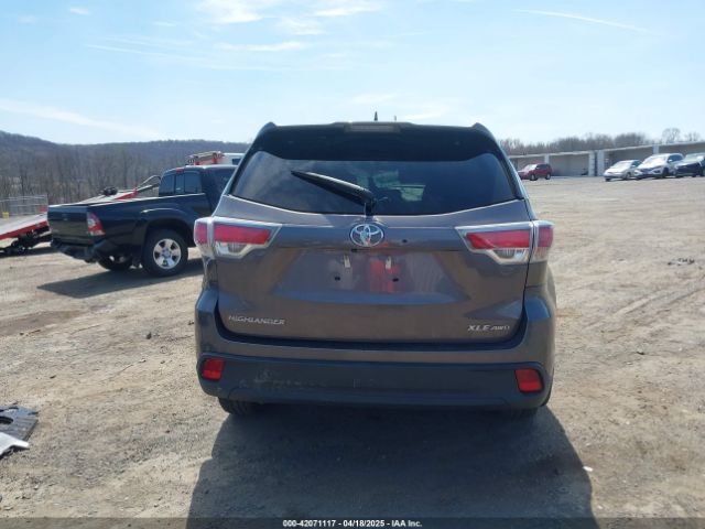5TDJKRFH8GS231543 Toyota Highlander Xle V6