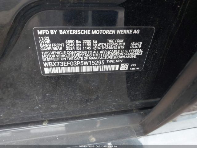 WBX73EF03P5W15295 BMW X1 Xdrive28i
