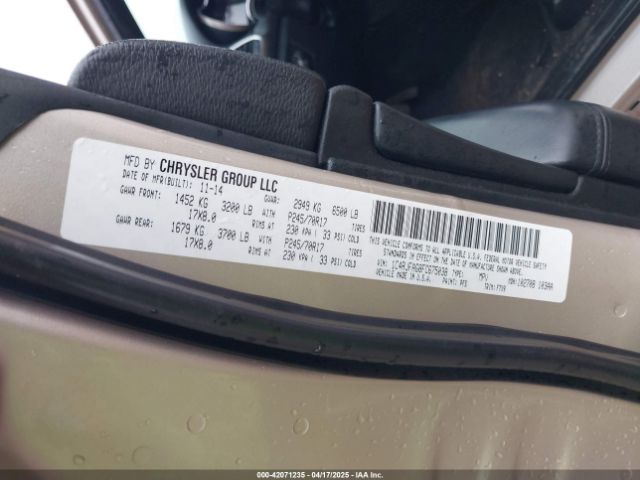 1C4RJFAG8FC675038 Jeep Grand Cherokee Laredo