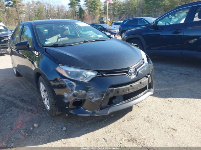 2T1BURHE9GC521686 Toyota COROLLA LE