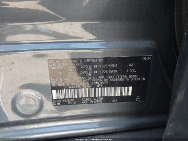 JTEAAAAH0RJ182376 Toyota Venza Limited