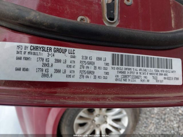 1C6RR7PT1ES308271 RAM 1500 Longhorn
