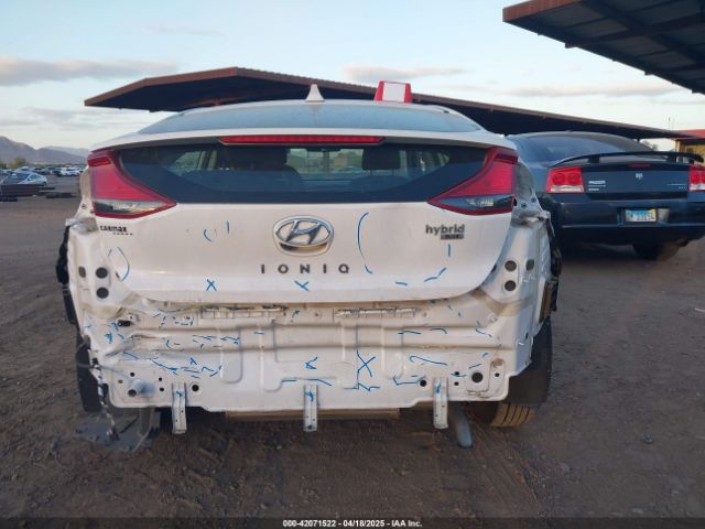 KMHC65LC2HU050185 Hyundai Ioniq Hybrid Blue