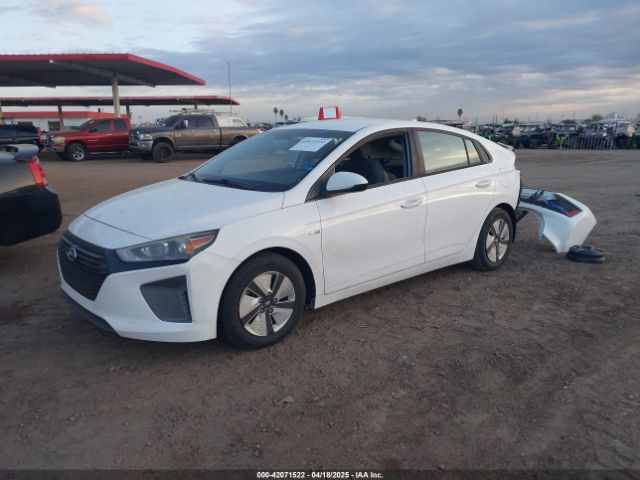 KMHC65LC2HU050185 Hyundai Ioniq Hybrid Blue