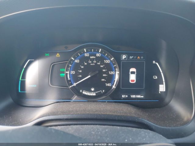 KMHC65LC2HU050185 Hyundai Ioniq Hybrid Blue