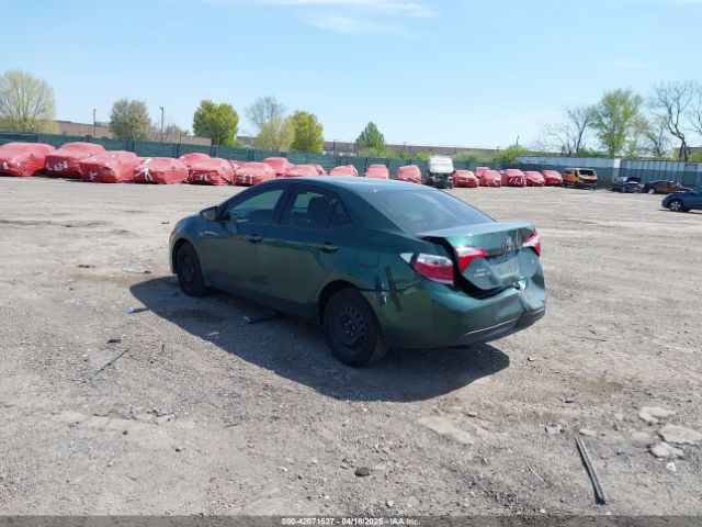 2T1BURHE1GC617473 Toyota COROLLA LE