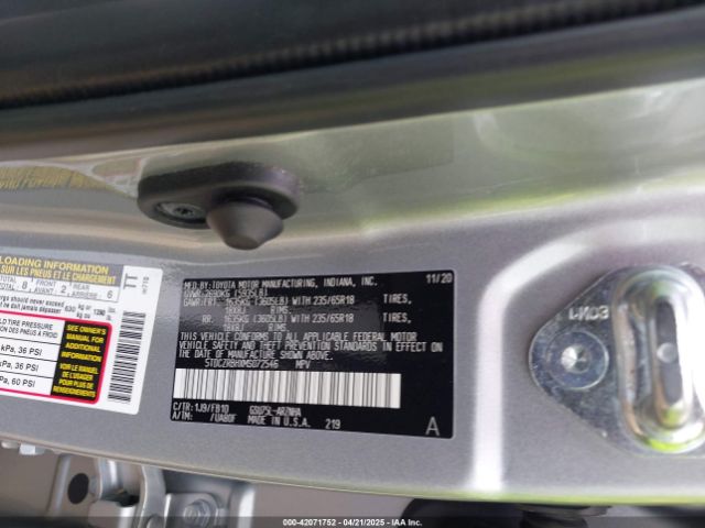 2021 TOYOTA HIGHLANDER 5TDCZRBHXMS072546 Photo 8