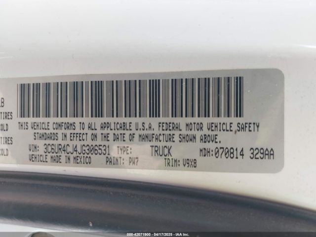 3C6UR4CJ4JG306531 RAM 2500