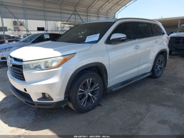 5TDKKRFH0GS169026 Toyota Highlander Xle V6