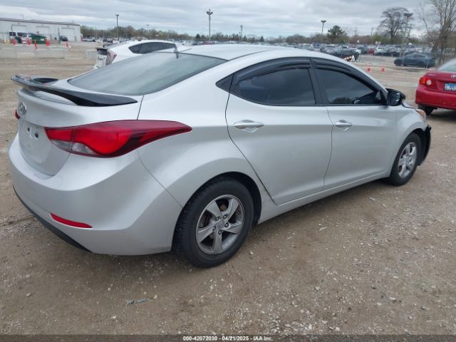 5NPDH4AEXFH640692 Hyundai ELANTRA SE