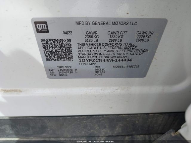 2022 CADILLAC XT4 1GYFZCR44NF144494 Photo 8