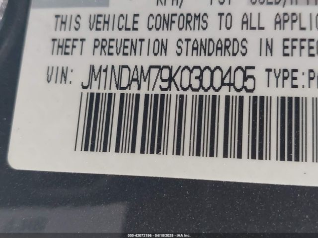 JM1NDAM79K0300405 Mazda Mx-5 Miata Rf Grand Touring