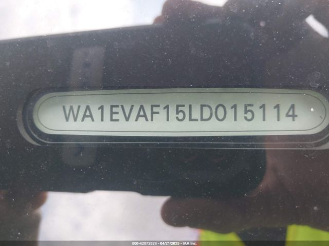 WA1EVAF15LD015114 Audi Q8 Premium Plus 55 Tfsi Quattro Tiptronic