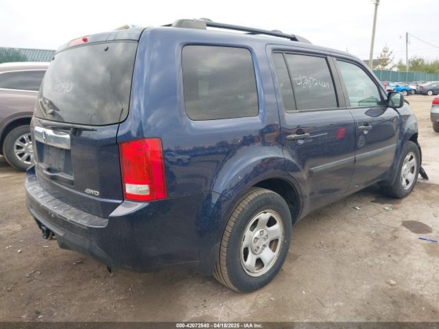 5FNYF4H22FB062105 Honda PILOT LX