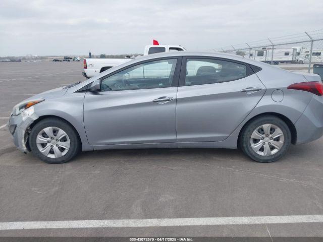 5NPDH4AE7GH696249 Hyundai ELANTRA SE