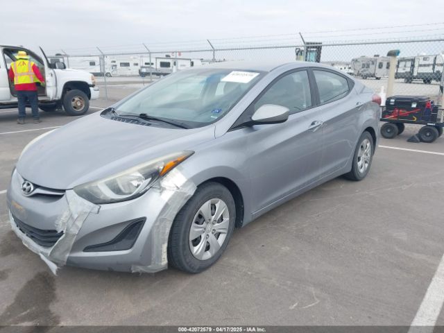 5NPDH4AE7GH696249 Hyundai ELANTRA SE