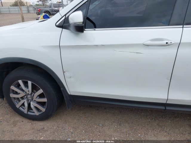 5FNYF6H57NB015222 Honda Pilot Awd Ex-l