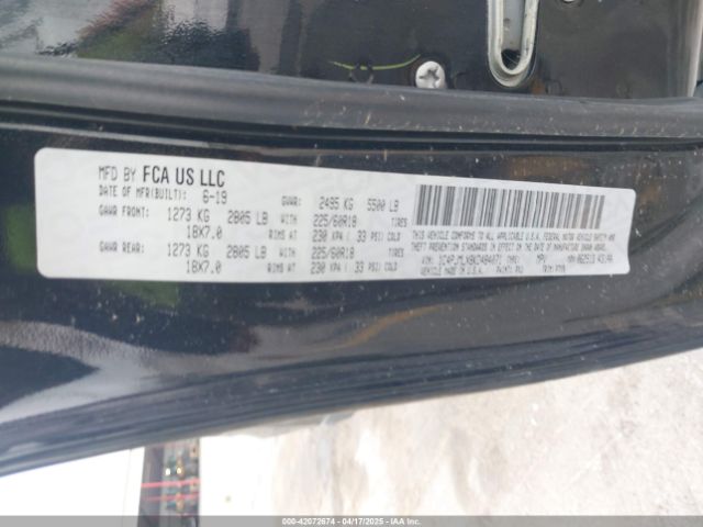 2019 JEEP CHEROKEE 1C4PJMLX8KD484071 Photo 8