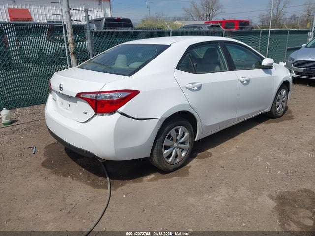 2T1BURHE5GC548304 Toyota COROLLA LE