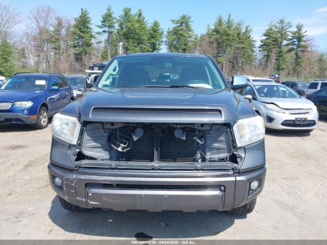 5TFAY5F1XEX337073 Toyota Tundra Platinum 5.7l V8