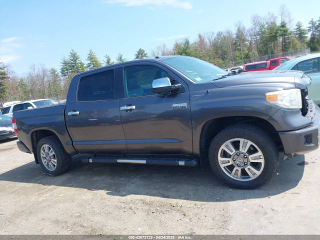 5TFAY5F1XEX337073 Toyota Tundra Platinum 5.7l V8