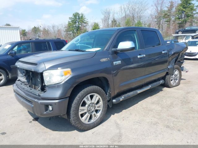 5TFAY5F1XEX337073 Toyota Tundra Platinum 5.7l V8