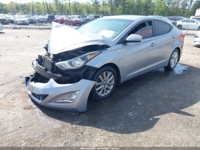 5NPDH4AE2FH557032 Hyundai ELANTRA SE