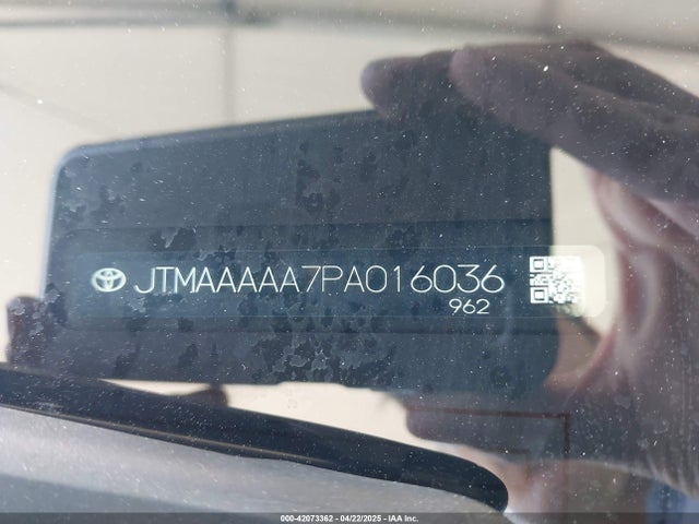 JTMAAAAA7PA016036 Toyota 1xm motor