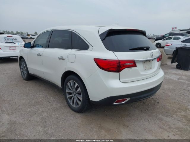 2014 ACURA MDX 5FRYD4H61EB016075 Photo 2