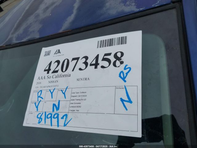 3N1AB7AP6GY310711 Nissan SENTRA SR