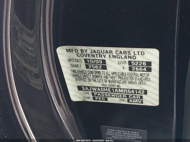 2010 JAGUAR XF SAJWA0HE1AMR64142 Photo 8