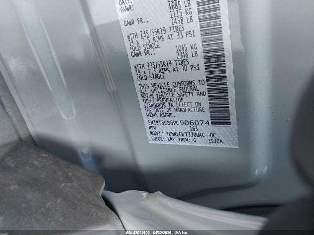 Nissan Rogue Sl Intelligent Awd 2023 5N1BT3CB6PC906074 Image 9