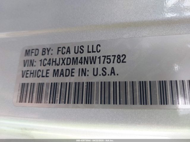 1C4HJXDM4NW175782 Jeep Wrangler Unlimited Sport S 4x4