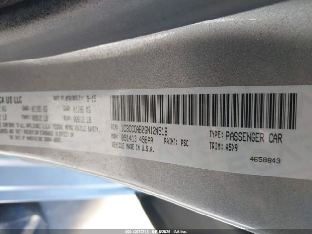 1C3CCCAB0GN124518 Chrysler 200 Limited
