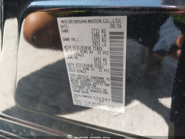 5N1AL0MN4GC532387 Infiniti QX60