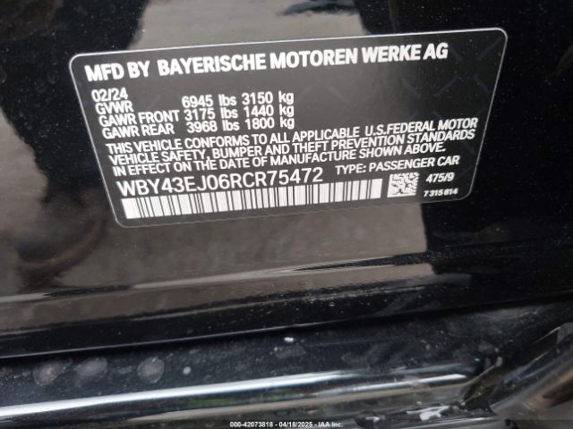 2024 BMW I7 WBY43EJ06RCR75472 Photo 8