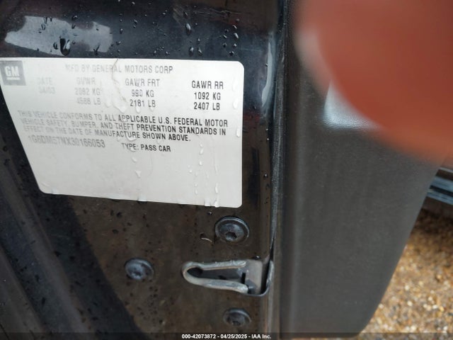 2003 CADILLAC CTS 1G6DM57NX30166053 Photo 8