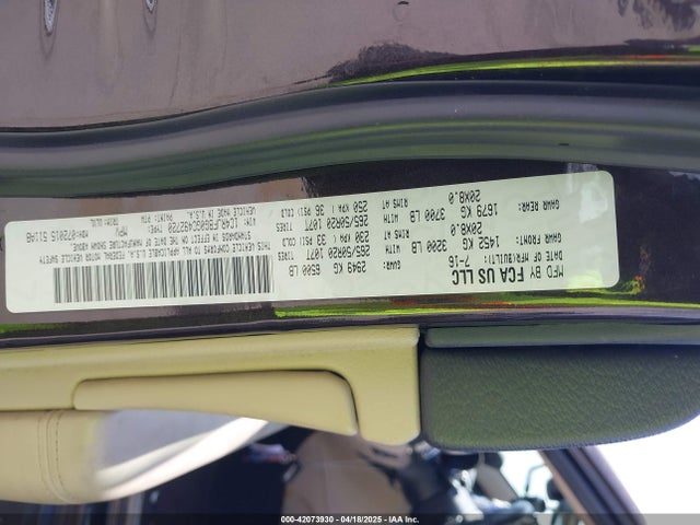1C4RJFBG0GC492720 Jeep Grand Cherokee Limited