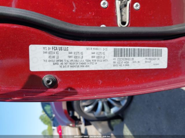 2019 CHRYSLER 300 2C3CCAEG9KH631199 Photo 8