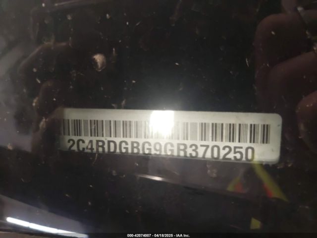 2C4RDGBG9GR370250 Dodge Grand Caravan Se
