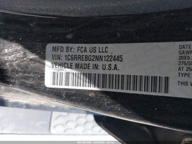 2022 RAM 1500 1C6RREBG2NN122445 Photo 8