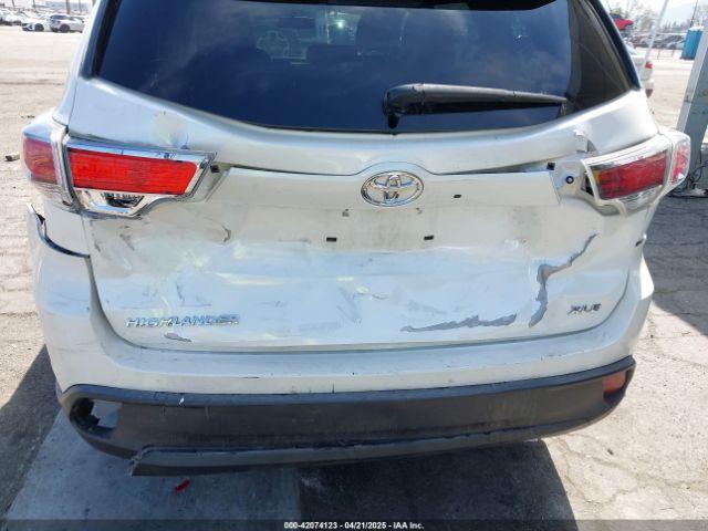 5TDKKRFH0FS039276 Toyota Highlander Xle V6