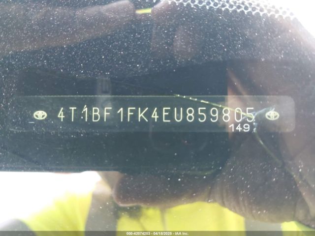 4T1BF1FK4EU859805 Toyota CAMRY XLE