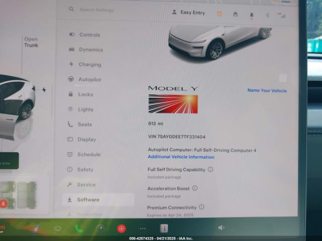 7SAYGDEE7TF331404 Tesla Model Y Long Range/long Range Launch Series
