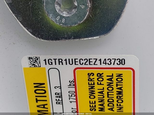 1GTR1UEC2EZ143730 GMC Sierra 1500 Sle
