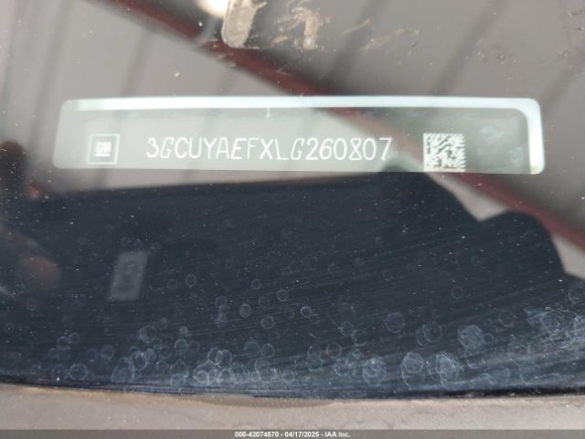 3GCUYAEFXLG260807 Chevrolet l82 - di, afm, alum, gen 5, var 1