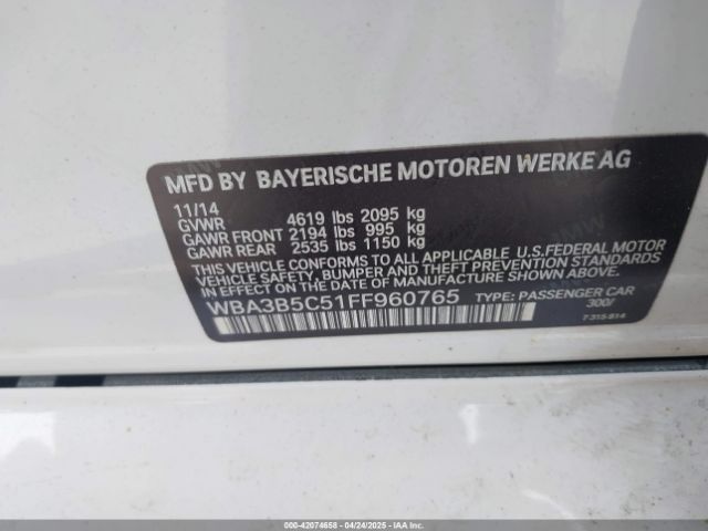WBA3B5C51FF960765 BMW 328i Xdrive