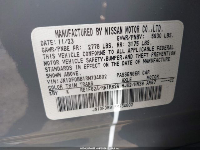 2024 NISSAN ARIYA JN1DF0BB1RM734802 Photo 8