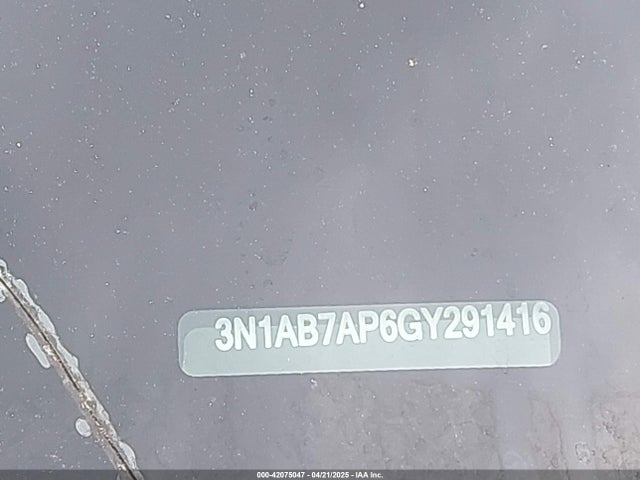 3N1AB7AP6GY291416 Nissan Sentra Fe+ S/s/sl/sr/sv